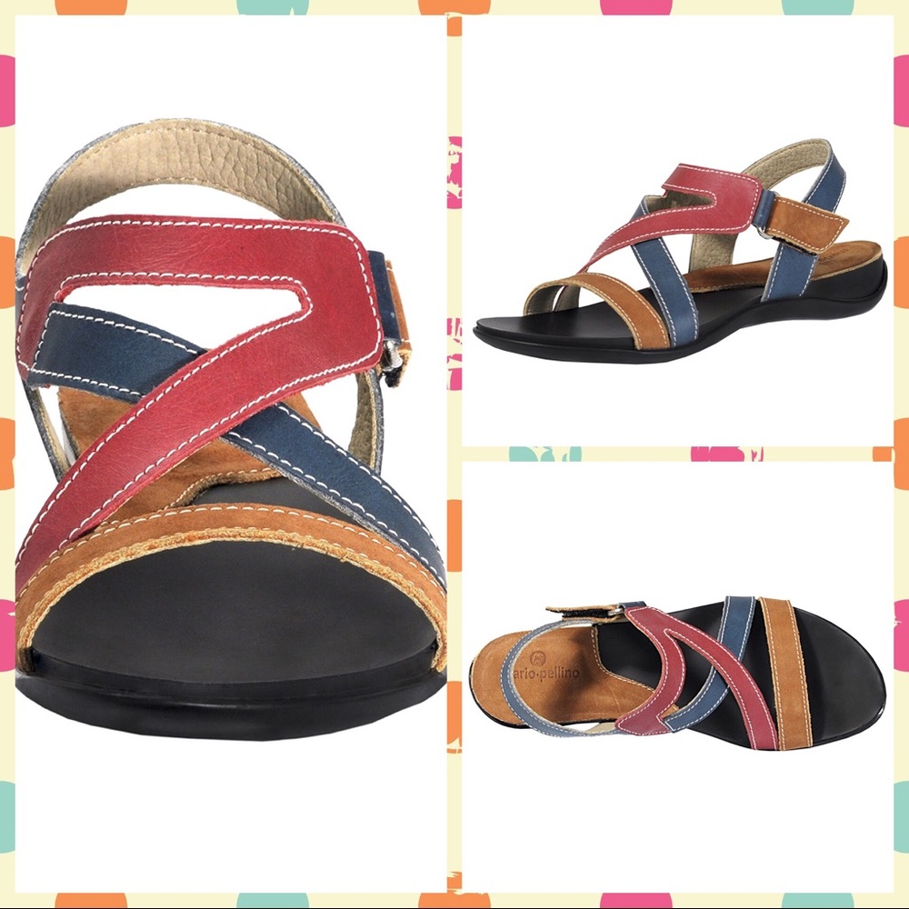 Mario Pellino Handmade Genuine Leather Sandals,10